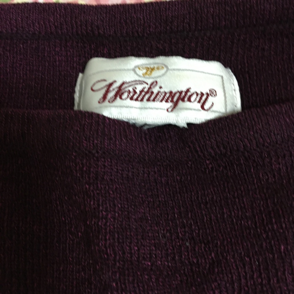 worthington sweater.  Size s
